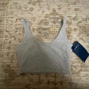 Grey Lydia Tank Brandy Melville